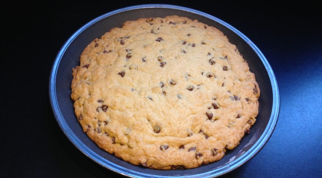 Gâteau façon cookie géant