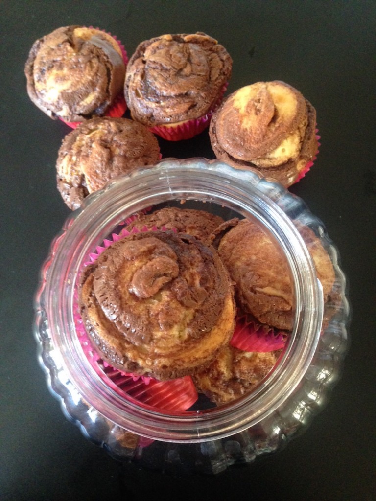 Muffins roulés au nutella