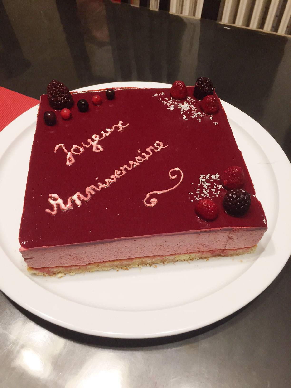 Bavarois A La Framboise Dans Ma Cuisine Rouge Il Y A