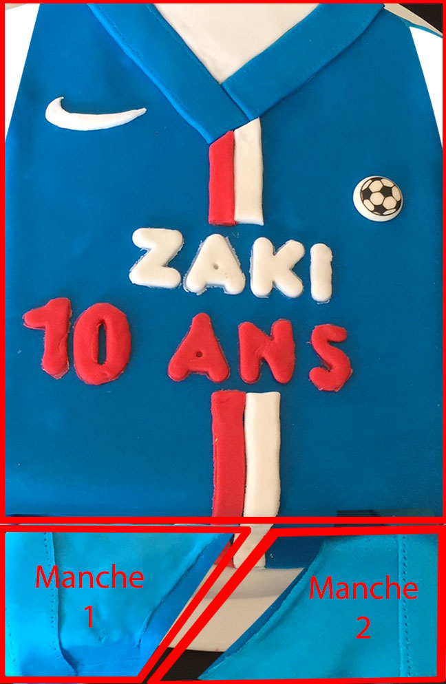 Gateau D Anniversaire Maillot De Football Recettes De Delphine Dans Ma Cuisine Rouge Il Y A