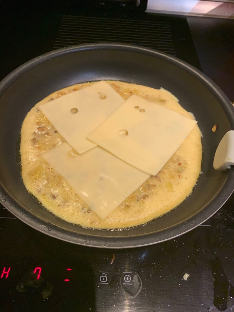 Tortilla jambon fromage